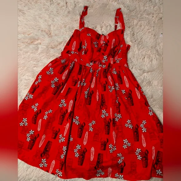 Her Universe Disney Lilo and Stitch Square Neck Midi Sundress - Picture 2 of 2